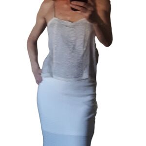 Zara Light Grey Fine Cotton Camisole Top